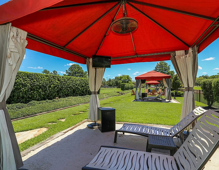 Lake Conroe RV & Camping Resort cabanas