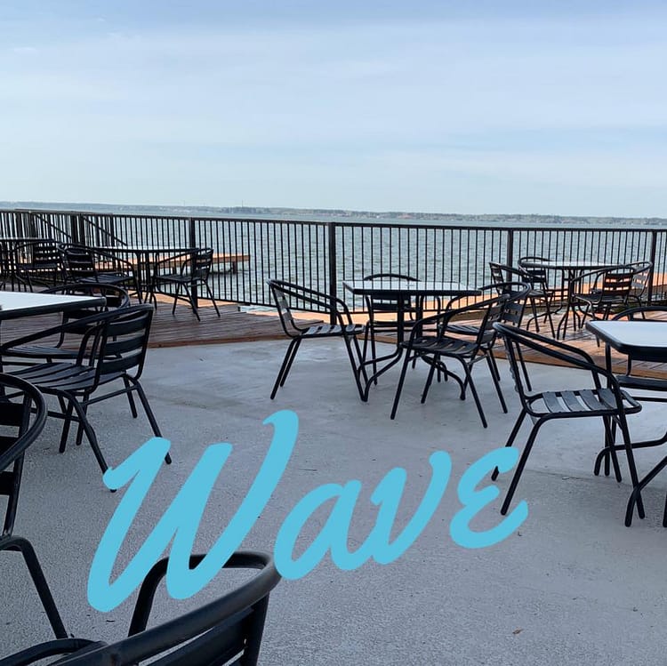 Wave on Lake Conroe lake view