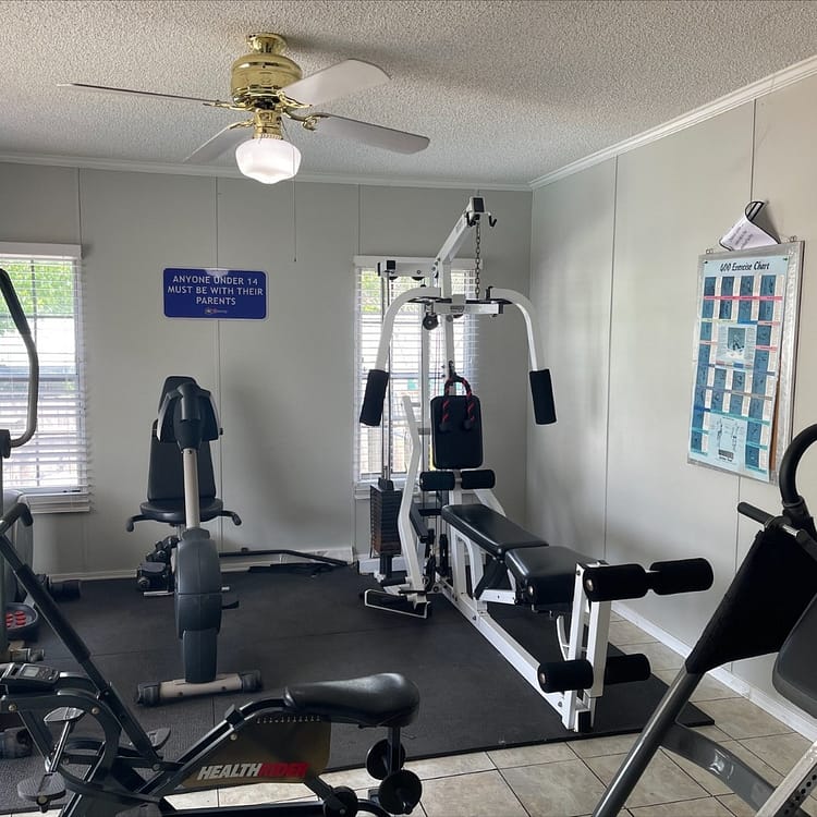 Lake Conroe RV Campground exercise room