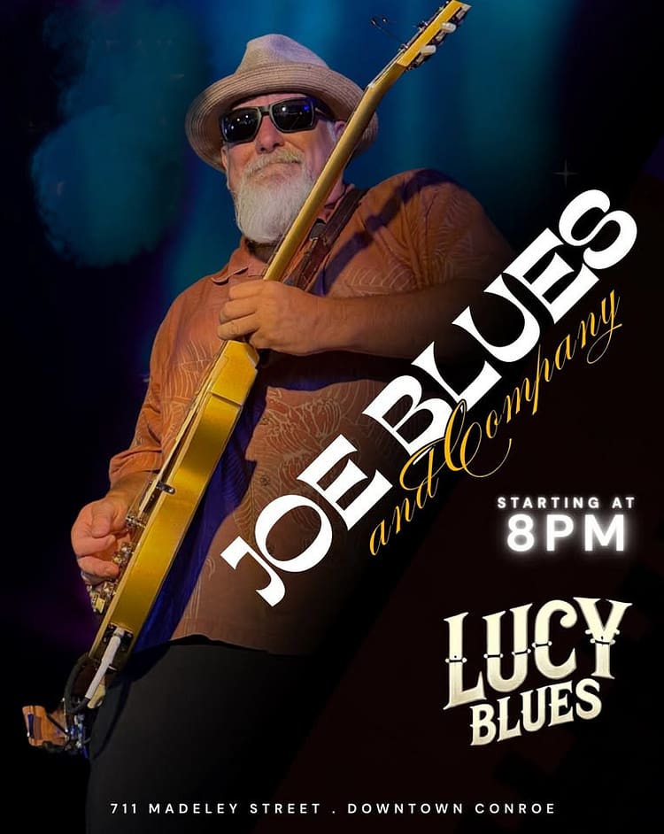 It’s BLUES. It’s LIVE. It’s FRIDAY NIGHT with Joe Blues & Co