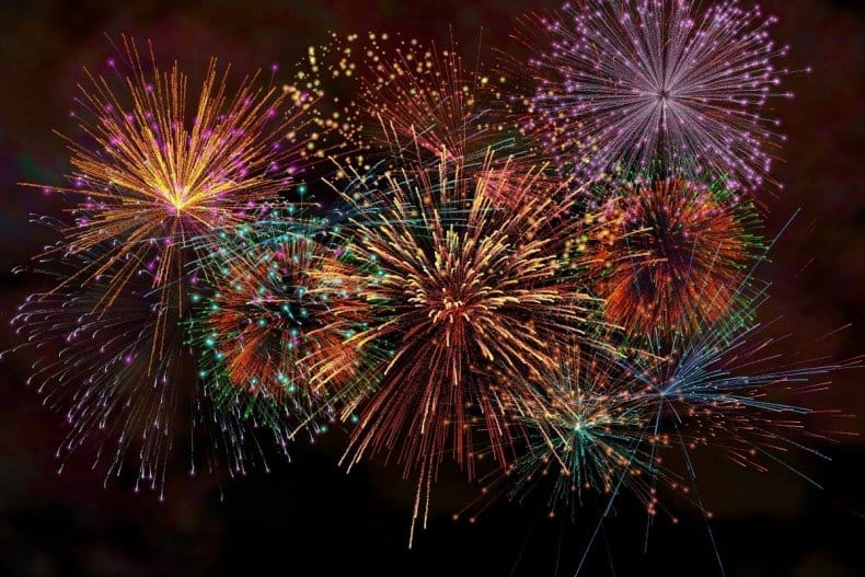 Fourth of July Fireworks from Walden
