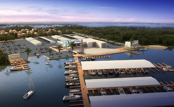 Best Hangout places for boaters Pier 105 aerial