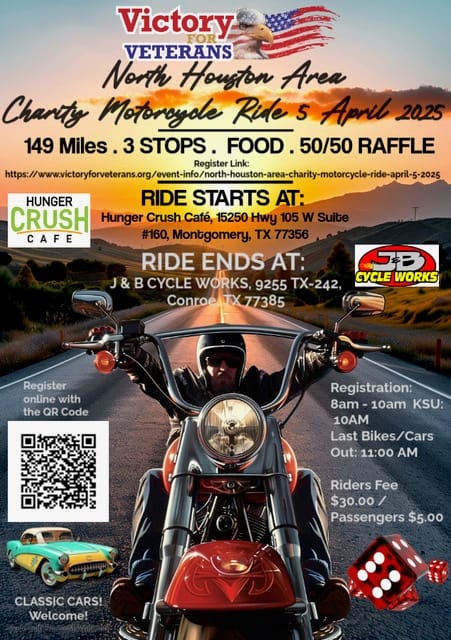 Victory For Veterans Hosts Annual Charity Bike Ride