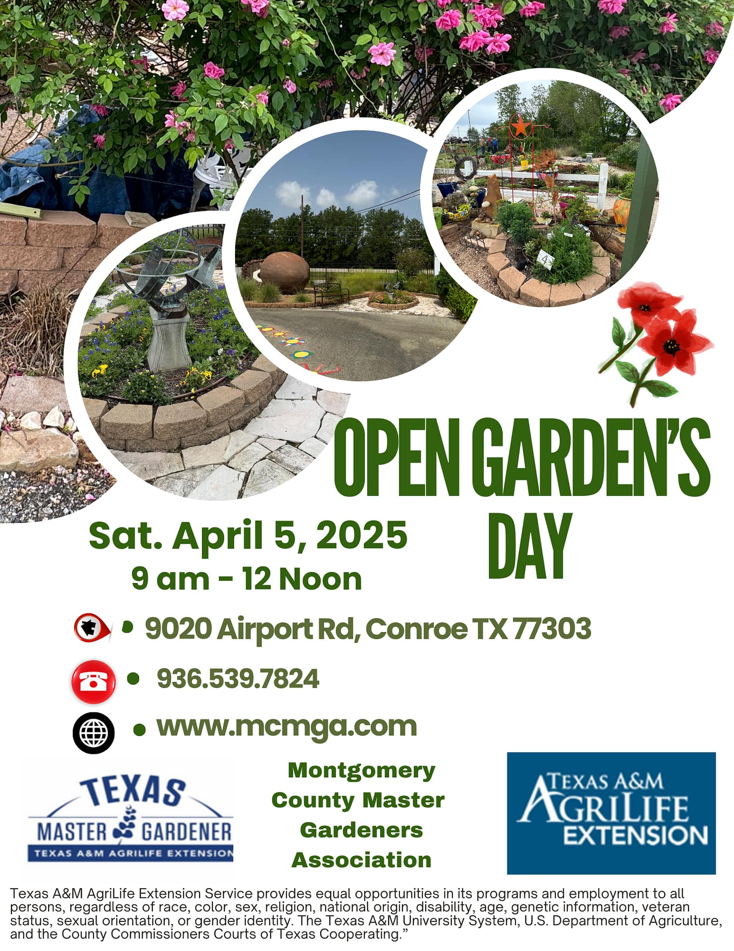2025 April 5th Open Garden’s Day
