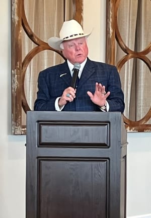 Ag Commish Sid Miller Visits with North Shore Republican Women, Recounts Butler PA Shooting, Annouces Re-Election Bid