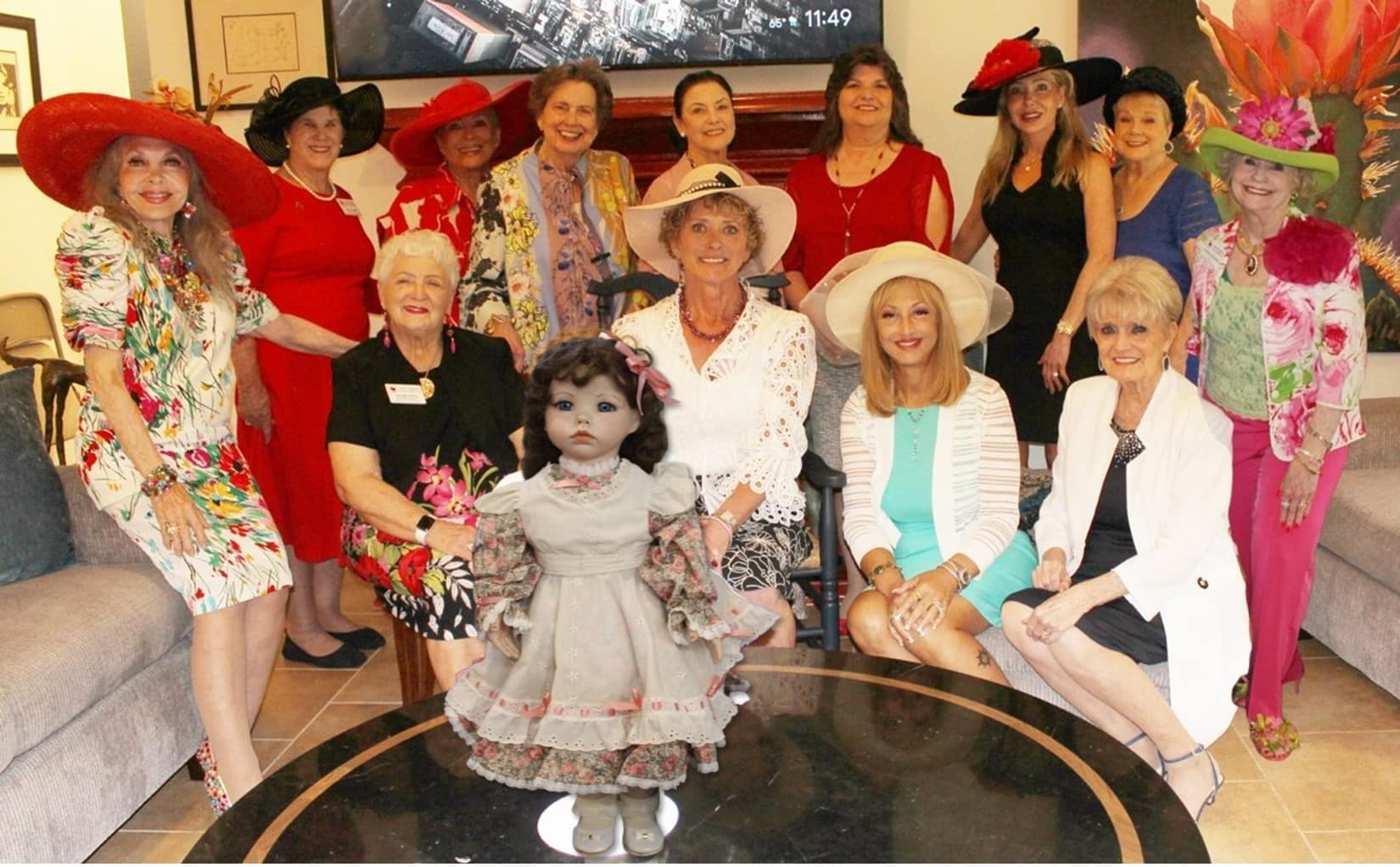 THE REBEL JOAN OF ARC CHAPTER CELEBRATES 8TH ANNIVERSARY IN SOUTHERN STYLE, AT HOME OF KELLY CULP HALL