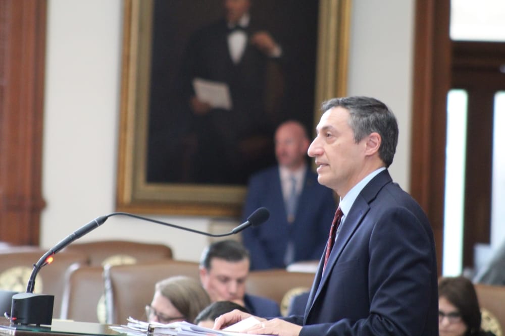 State Rep. Giovanni Capriglione, R-Southlake, authored legislation to establish a new Texas Cyber Command out of The University of Texas at San Antonio. (Hannah Norton/Community Impact)