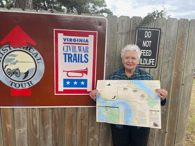 RJOA CHARLOTTE BELIN BEGINS “CIVIL WAR TRAILS” HISTORIC TOUR, IN YORKTOWN, VIRGINIA!