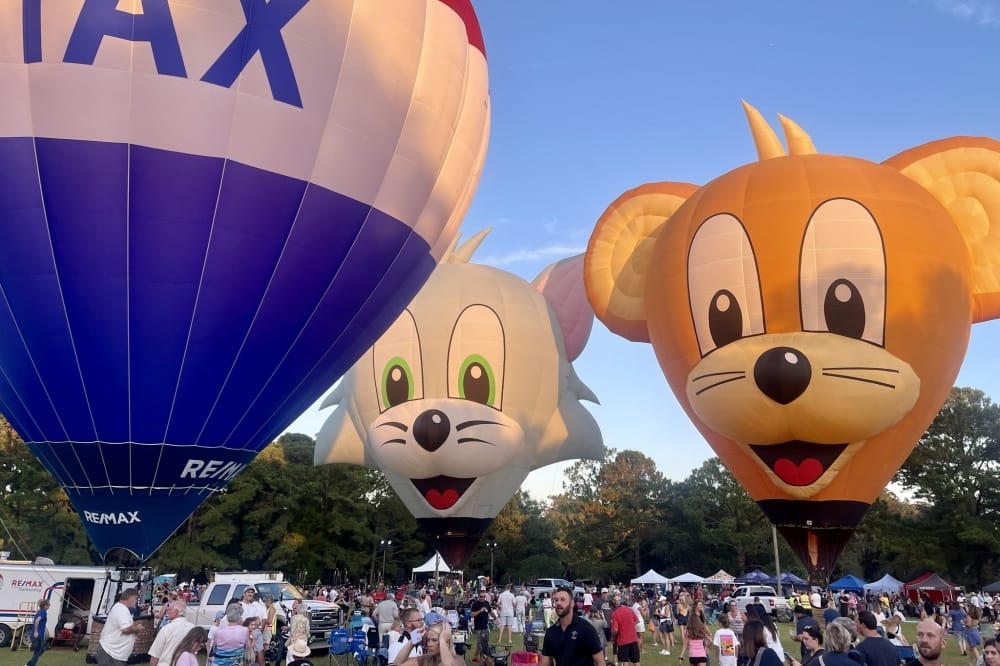 The second annual Balloon Glow and Laser show will feature hot air balloon rides on Oct. 17-18. (Courtesy Balloon Glow and Laser Show)