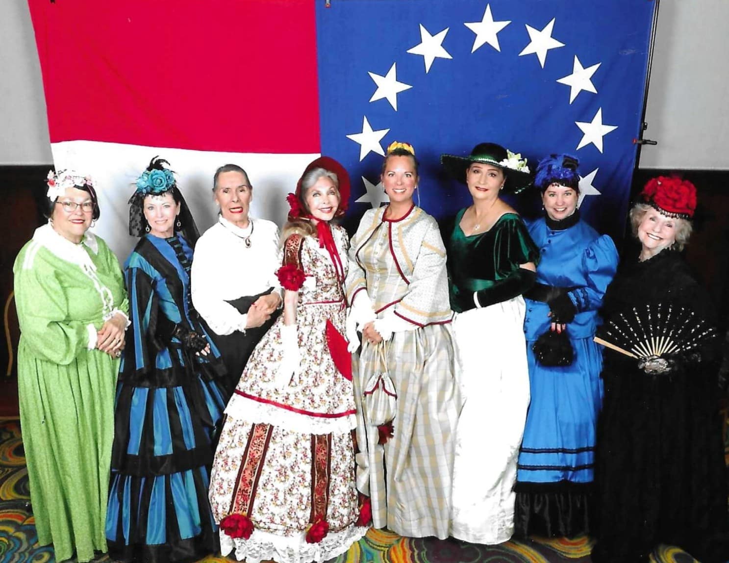 REBEL JOAN OF ARC HONOR HISTORICAL EVENING IN PERIOD DRESS AT TEXAS DIVISION UDC CONVENTION, IN FORT WORTH!