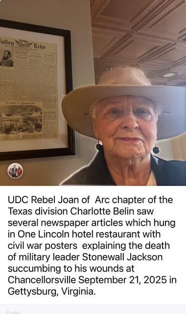 RJOA VP CHARLOTTE BELIN ON THE CIVIL WAR TRAIL HISTORY HUNT!