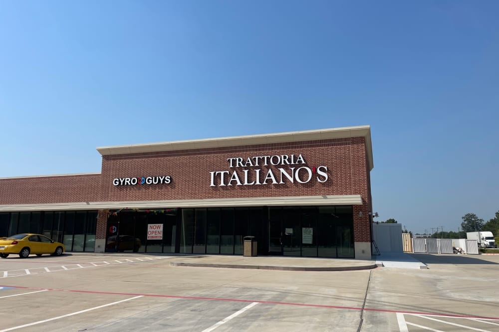 The new restaurant is located in the Centre at Gene Campbell retail center at the front of the East Montgomery County Industrial Park. (Emily Lincke/Community Impact)
