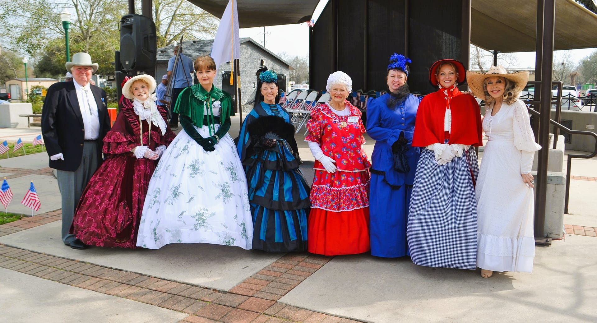 REBEL JOAN OF ARC PROUDLY PARTICIPATES IN CONROE FOUNDER’S DAY CELEBRATION AT FOUNDER’S PLAZA DOWNTOWN!