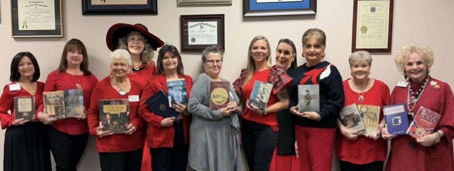 RJOA PROUDLY DISPLAY NEW PURCHASES OF CONFEDERATE BOOKS FOR MONTGOMERY MAIN LIBRARY GENEALOGY ROOM!