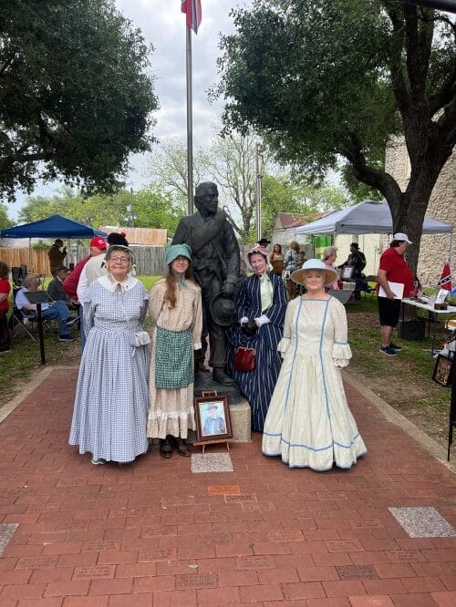 Members of the Stubbs Chapter, U D C attended an event in Anderson,Texas recently...