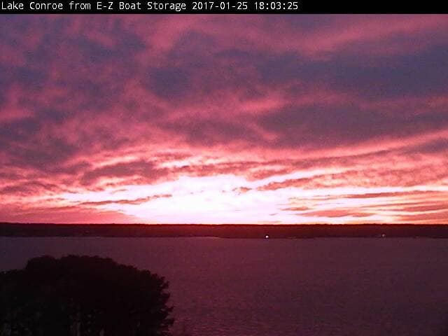 Lake Conroe sunset photo
