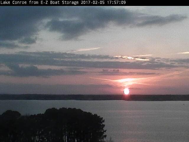 Lake Conroe sunset photo