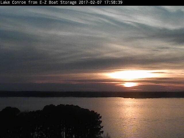 Lake Conroe sunset photo