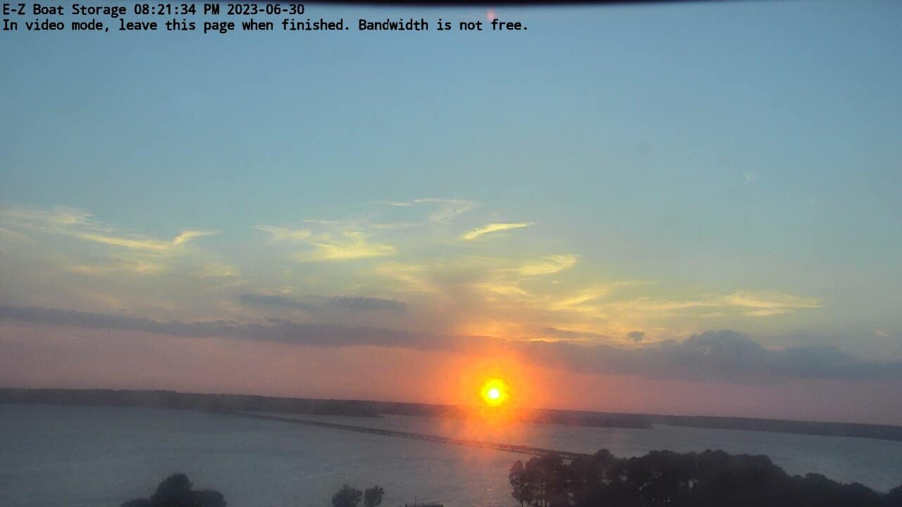 Lake Conroe sunset photo