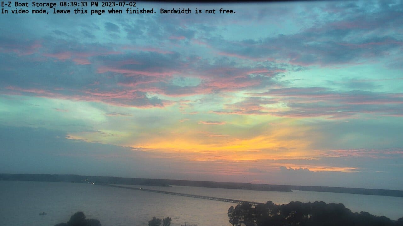 Lake Conroe sunset photo