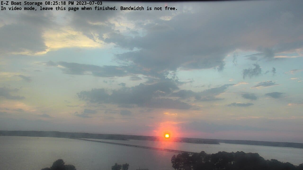 Lake Conroe sunset photo