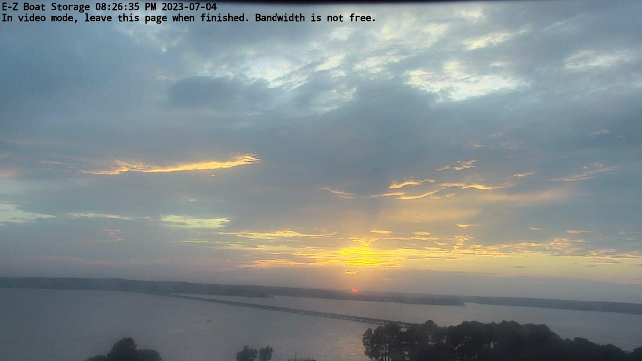 Lake Conroe sunset photo