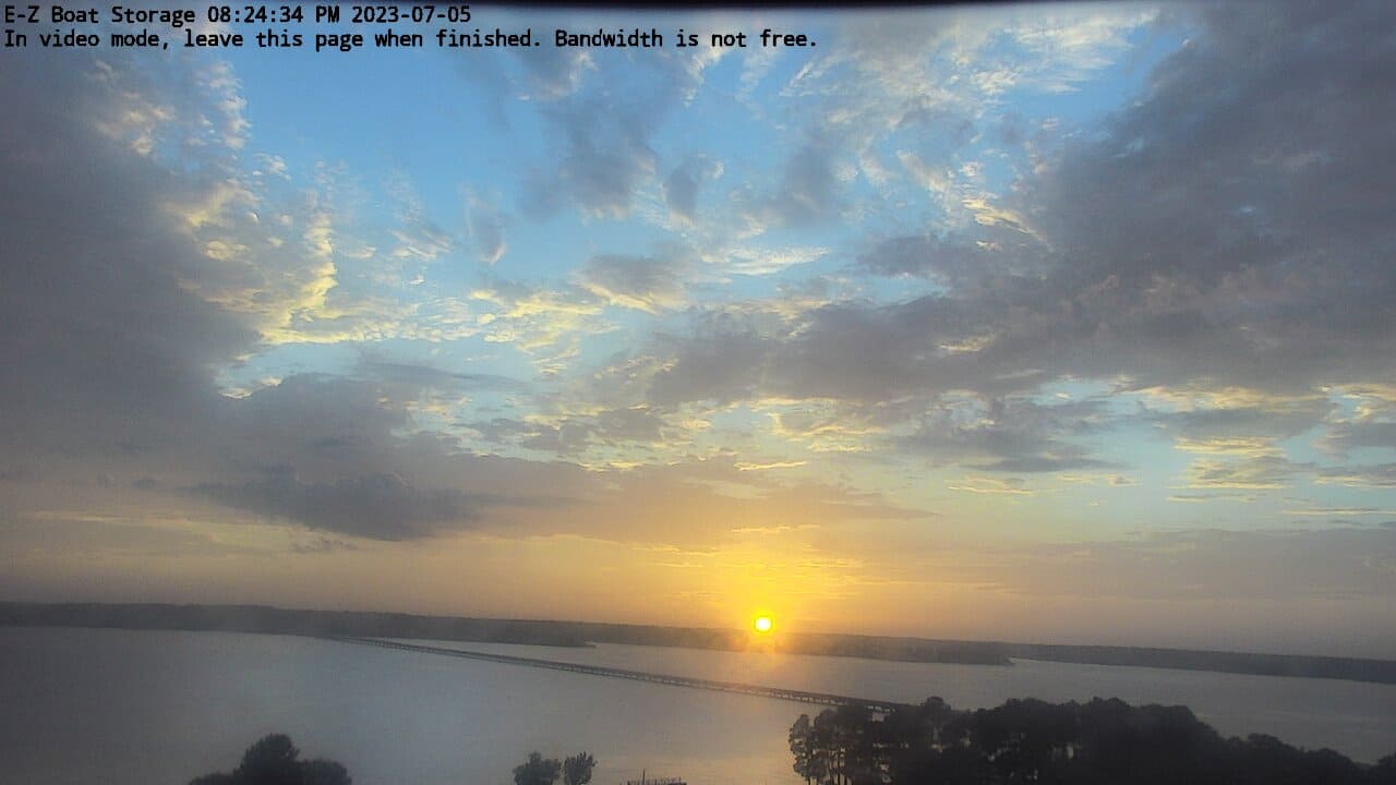 Lake Conroe sunset photo