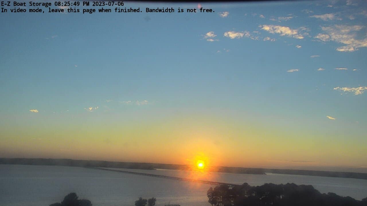 Lake Conroe sunset photo