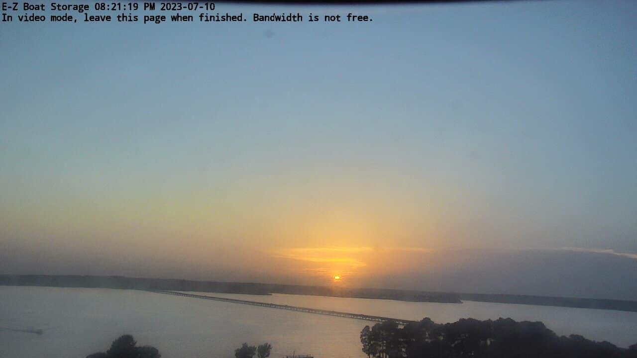Lake Conroe sunset photo