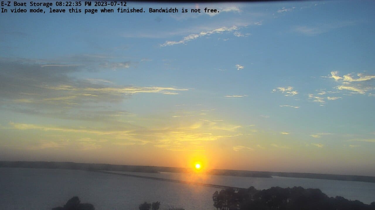 Lake Conroe sunset photo