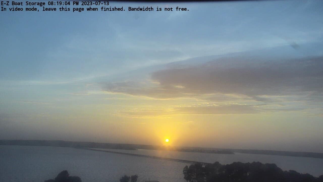 Lake Conroe sunset photo