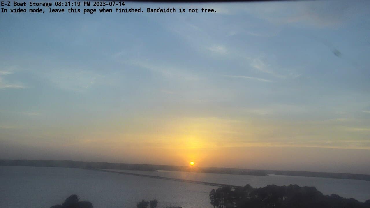 Lake Conroe sunset photo