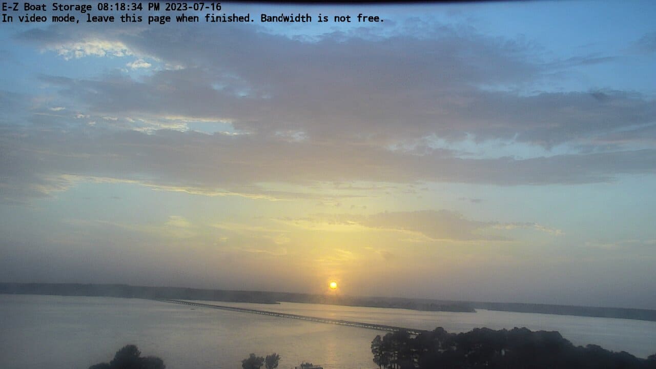 Lake Conroe sunset photo