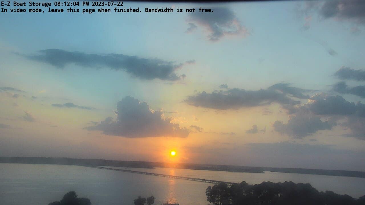 Lake Conroe sunset photo
