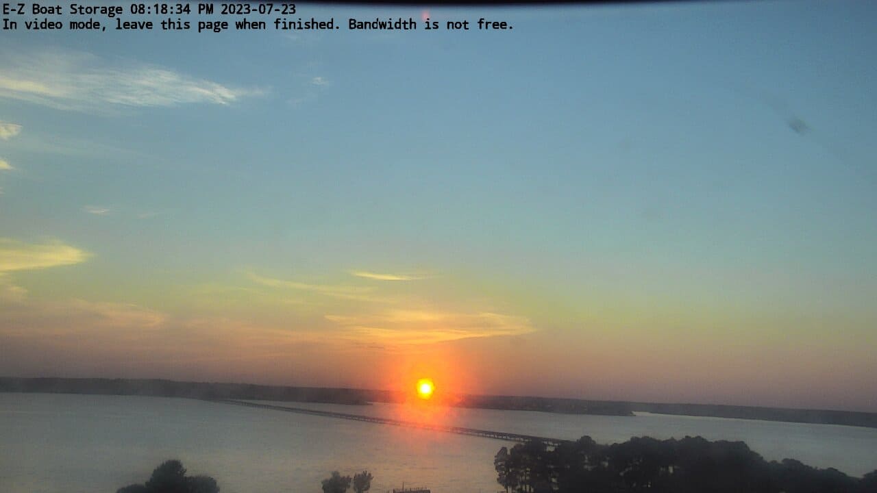 Lake Conroe sunset photo