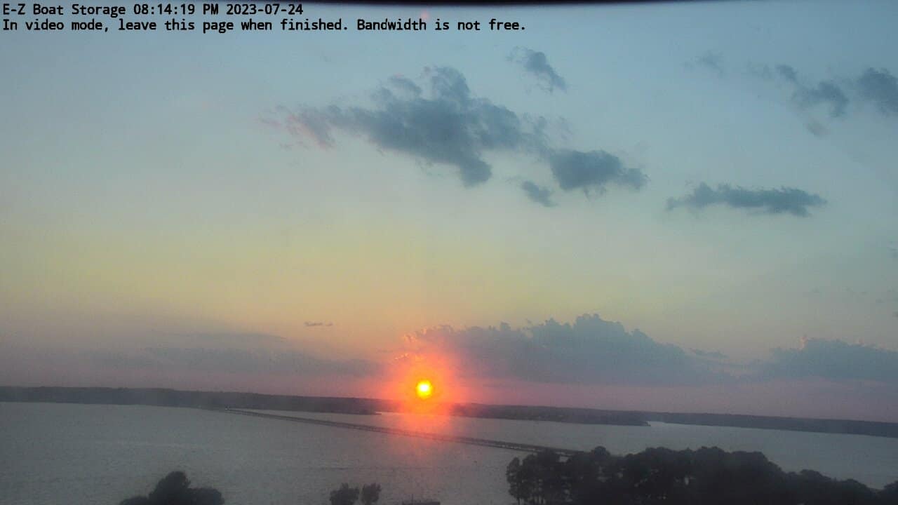 Lake Conroe sunset photo