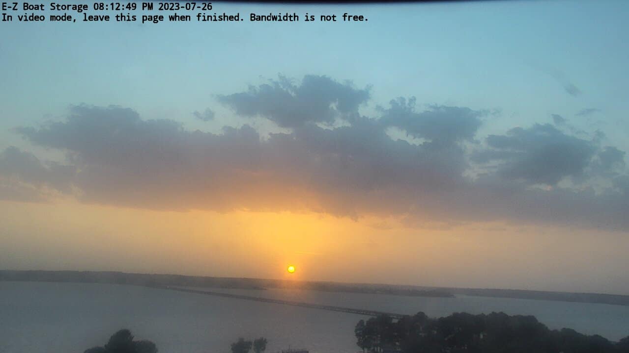 Lake Conroe sunset photo