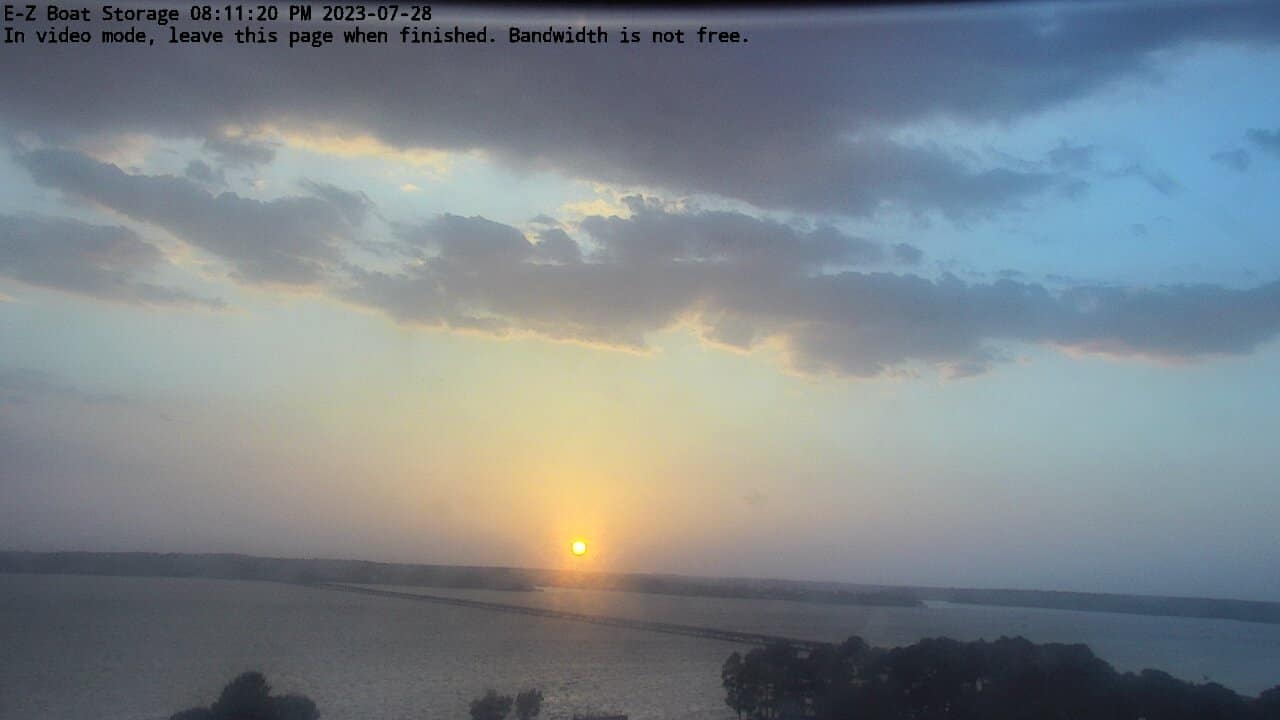 Lake Conroe sunset photo