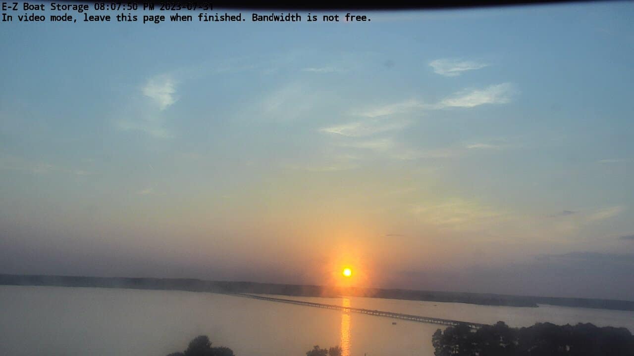 Lake Conroe sunset photo