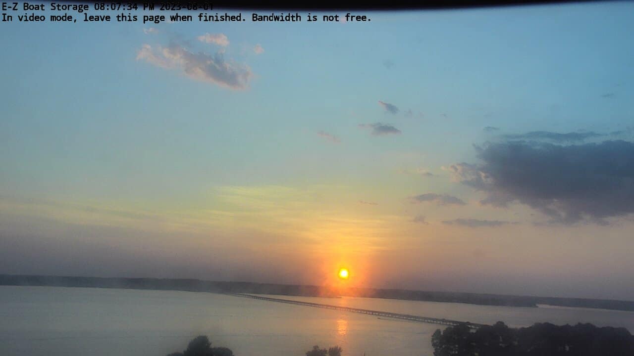 Lake Conroe sunset photo
