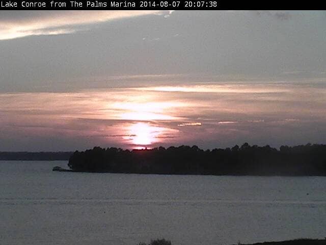 Lake Conroe sunset photo