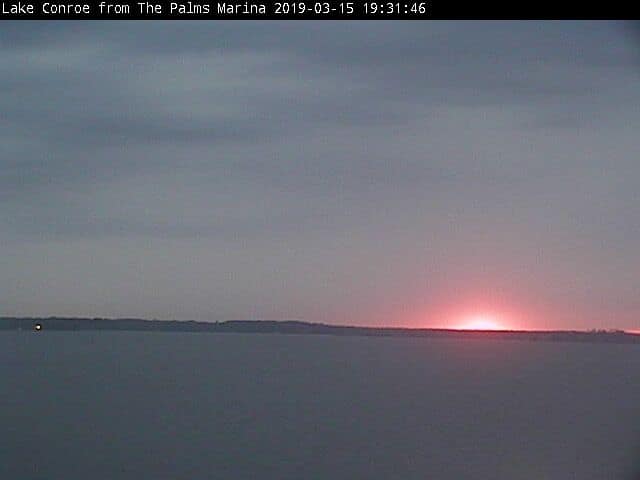 Lake Conroe sunset photo
