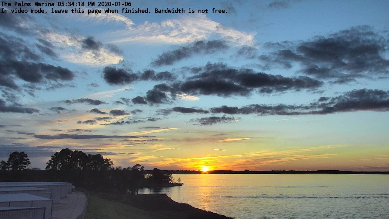 Lake Conroe sunset photo
