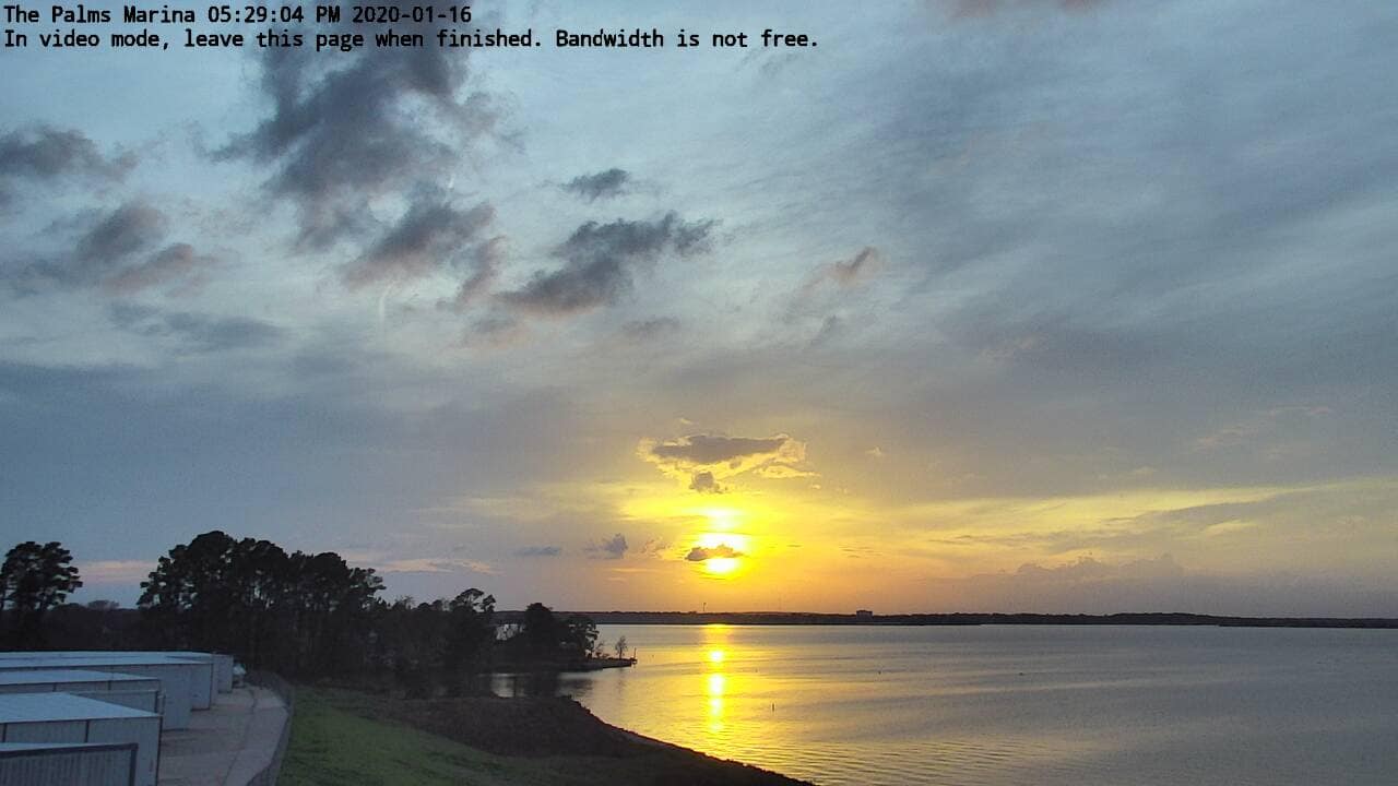 Lake Conroe sunset photo