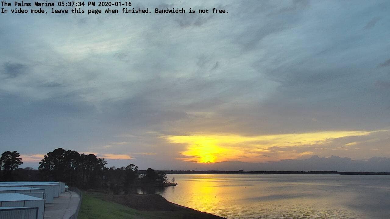 Lake Conroe sunset photo