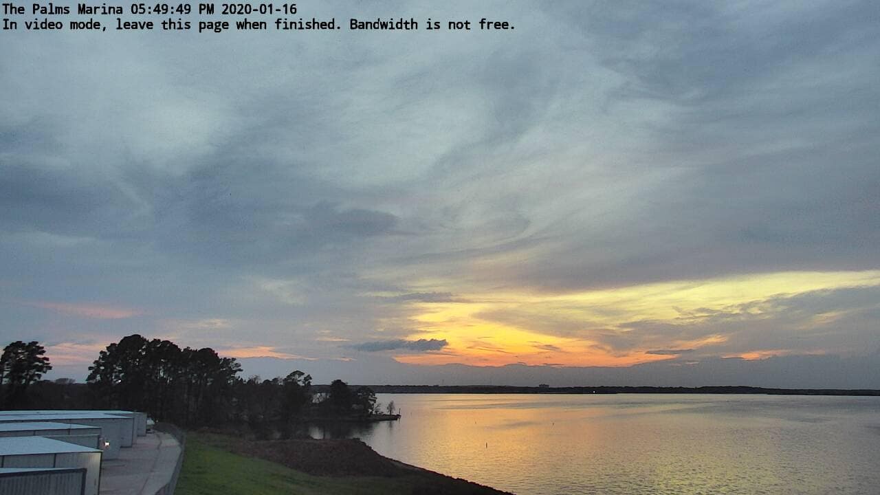 Lake Conroe sunset photo