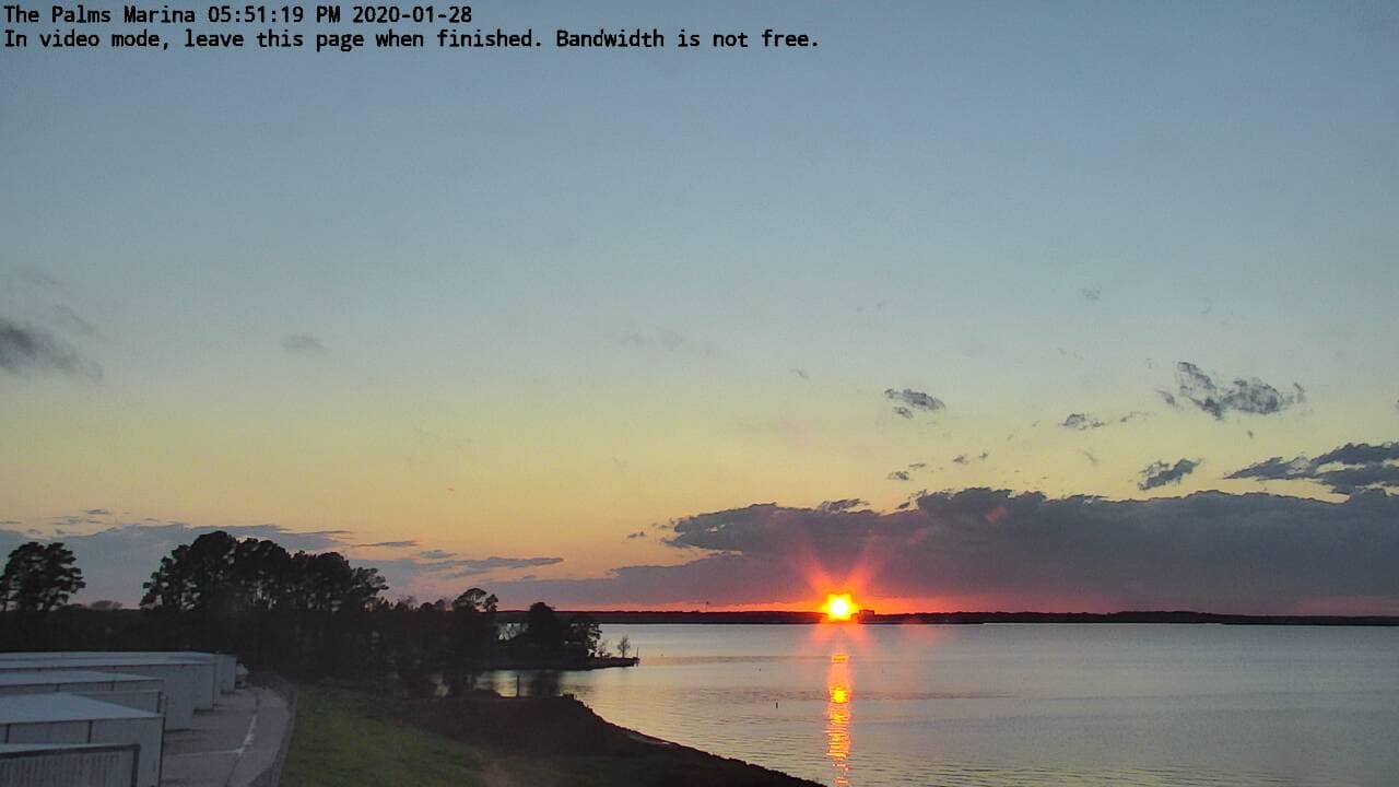 Lake Conroe sunset photo
