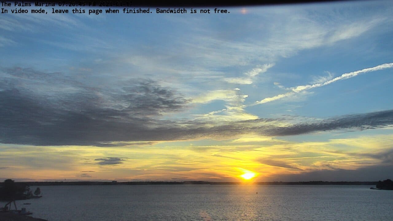 Lake Conroe sunset photo
