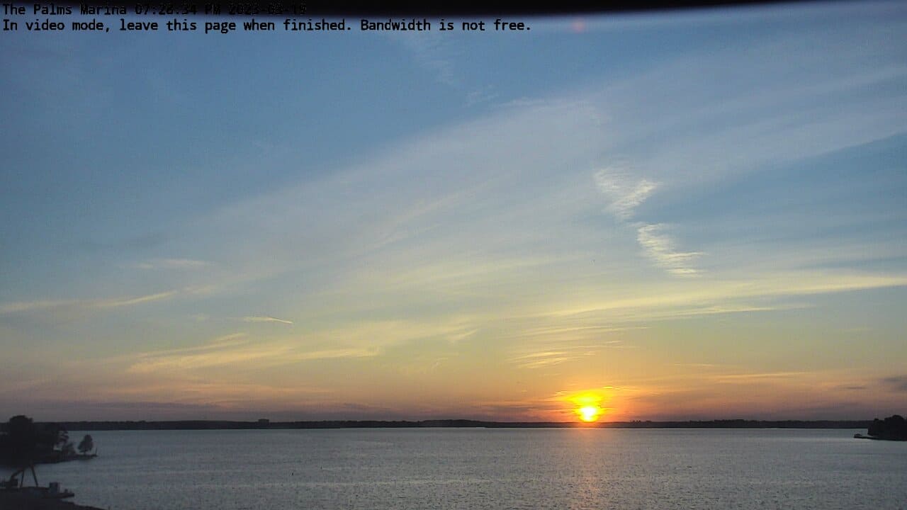 Lake Conroe sunset photo