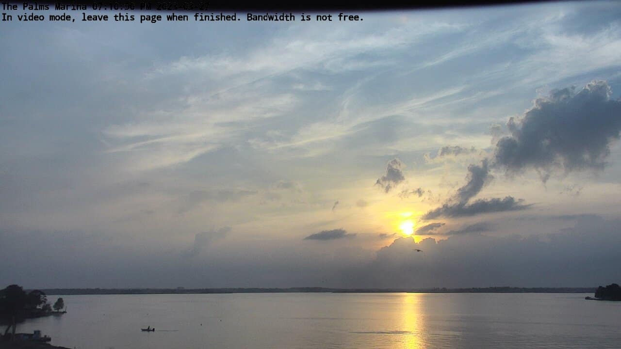 Lake Conroe sunset photo